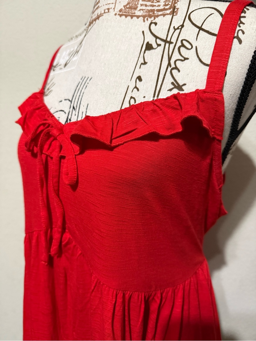 torrid Bright Red Ruffle Trim Cami - Picture 6 of 7